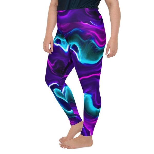 All-Over Print Plus Size Leggings