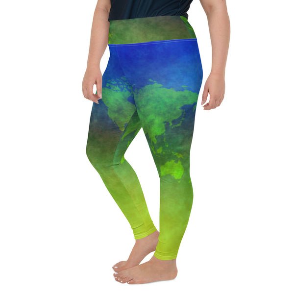 All-Over Print Plus Size Leggings