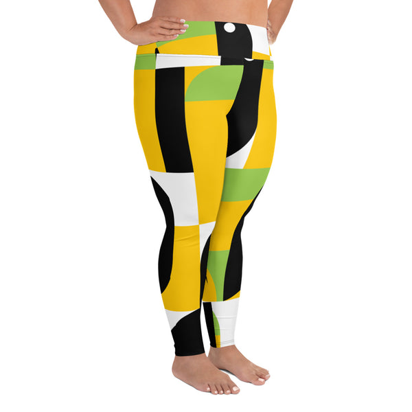 All-Over Print Plus Size Leggings