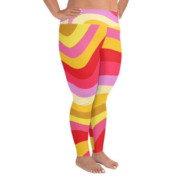 All-Over Print Plus Size Leggings