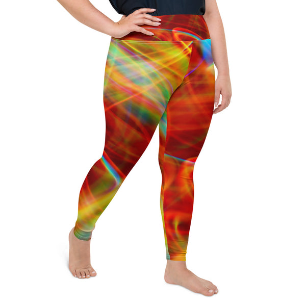 All-Over Print Plus Size Leggings