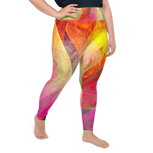 All-Over Print Plus Size Leggings