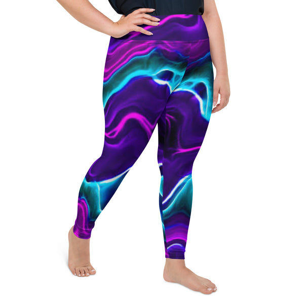 All-Over Print Plus Size Leggings