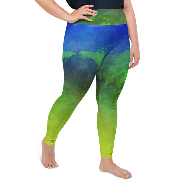 All-Over Print Plus Size Leggings