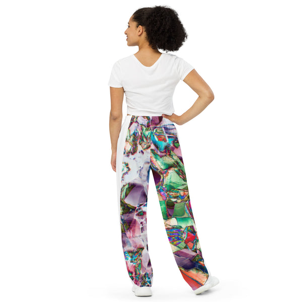 All-over print unisex wide-leg pants