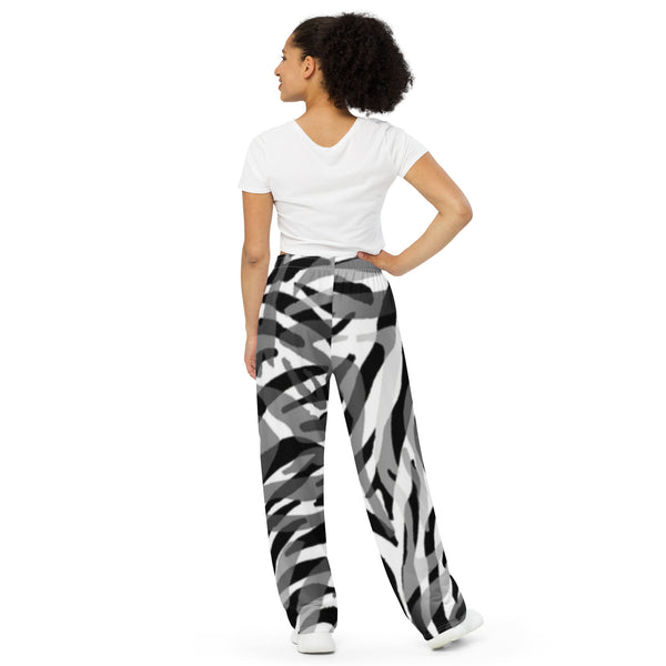 All-over print unisex wide-leg pants
