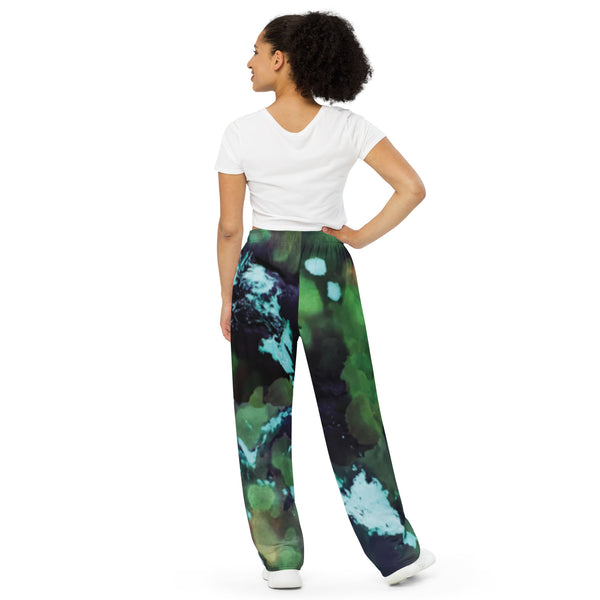 All-over print unisex wide-leg pants