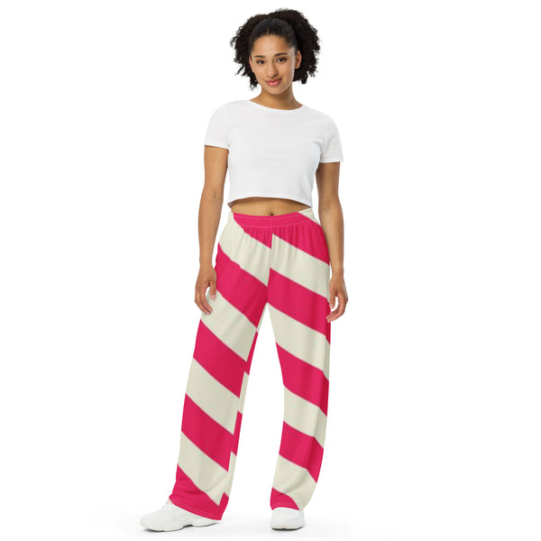 All-over print unisex wide-leg pants