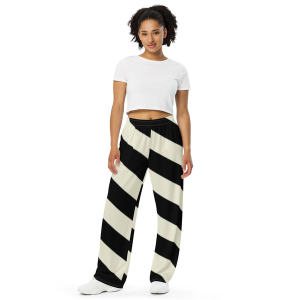 All-over print unisex wide-leg pants