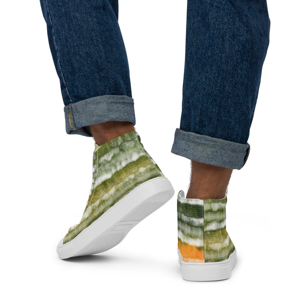 Men’s high top canvas shoes