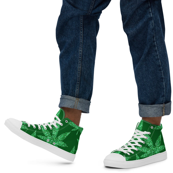 Men’s high top canvas shoes