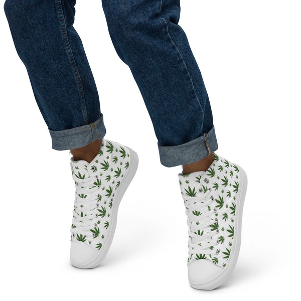 Men’s high top canvas shoes