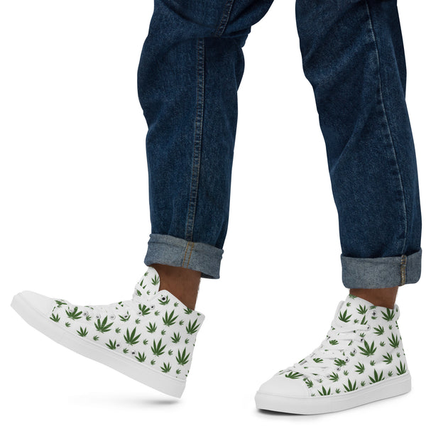 Men’s high top canvas shoes