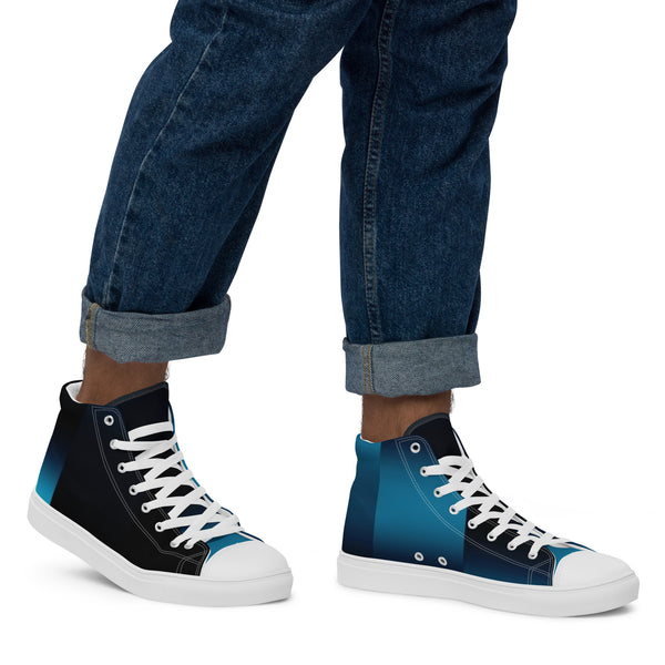 Men’s high top canvas shoes