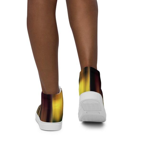 Women’s high top canvas shoes