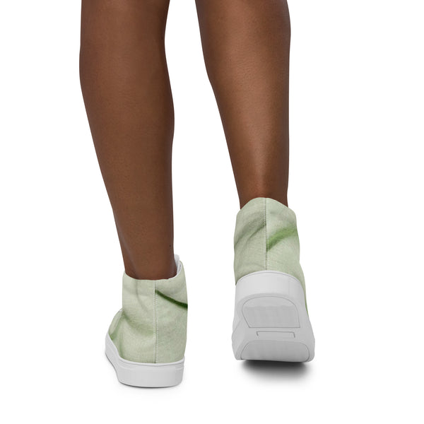 Women’s high top canvas shoes