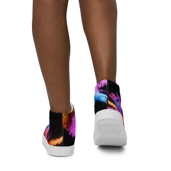 Women’s high top canvas shoes