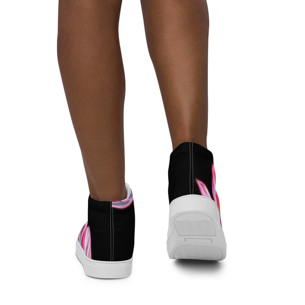 Women’s high top canvas shoes