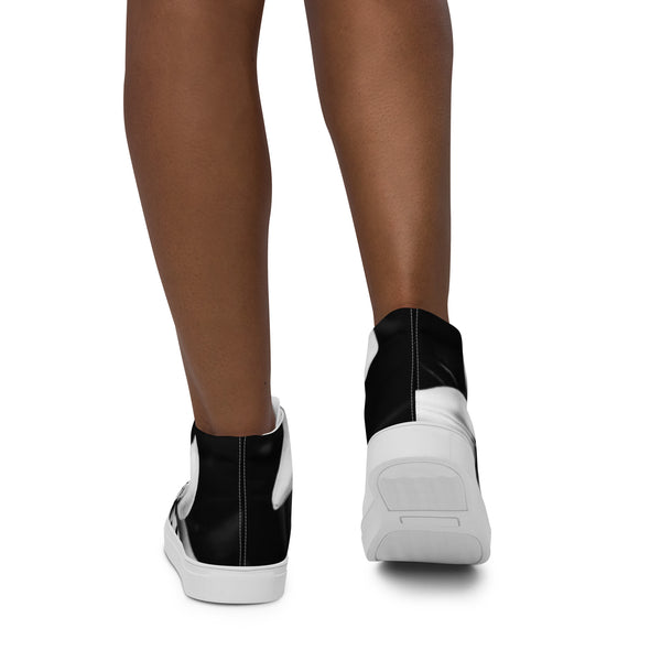 Women’s high top canvas shoes
