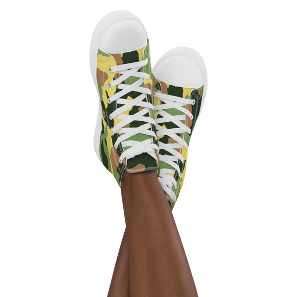 Women’s high top canvas shoes