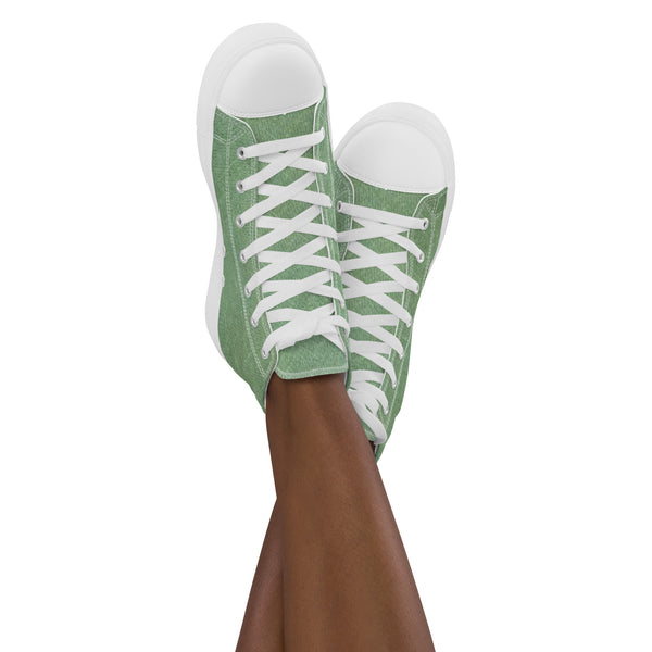 Women’s high top canvas shoes