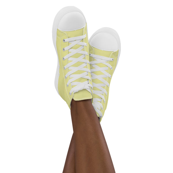 Women’s high top canvas shoes