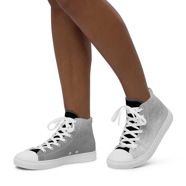 Women’s high top canvas shoes