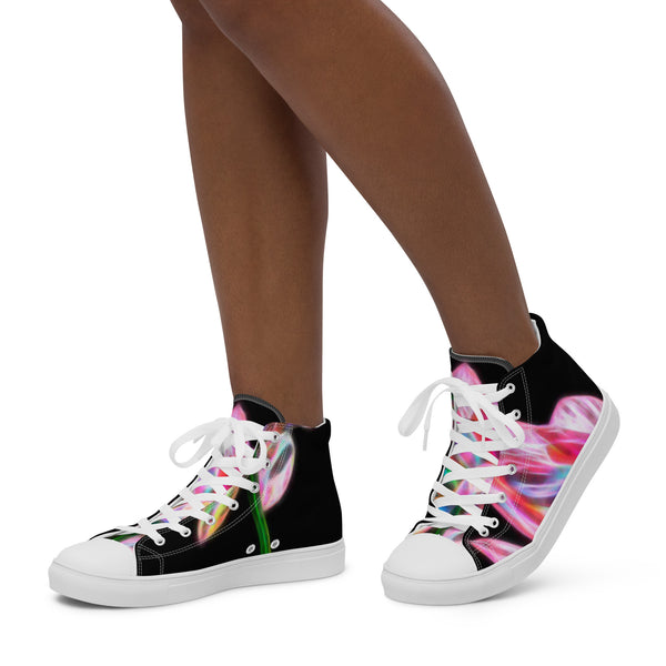 Women’s high top canvas shoes