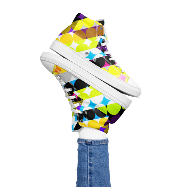 Women’s high top canvas shoes