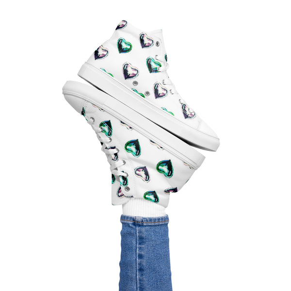 Women’s high top canvas shoes