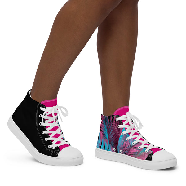 Women’s high top canvas shoes