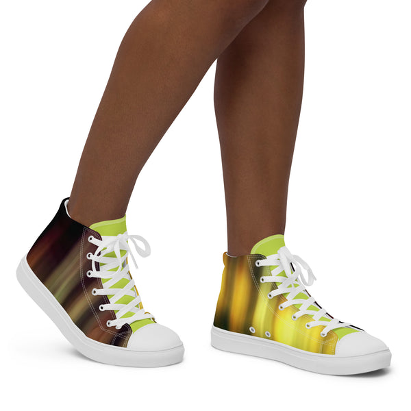 Women’s high top canvas shoes