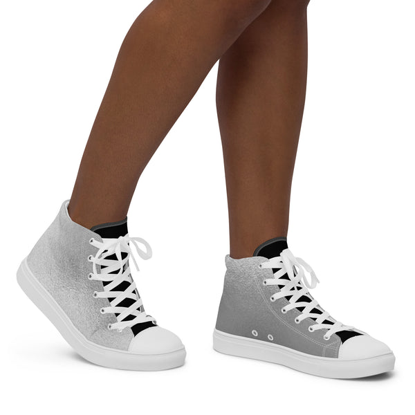 Women’s high top canvas shoes