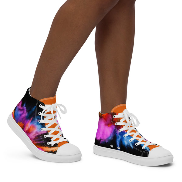 Women’s high top canvas shoes