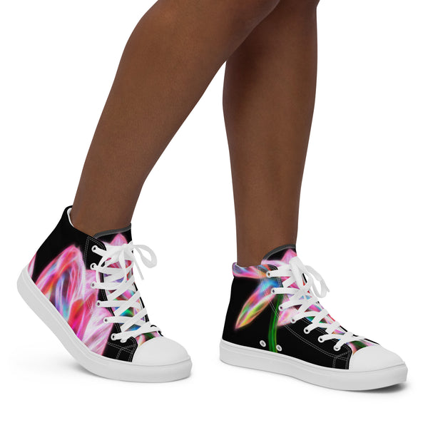 Women’s high top canvas shoes