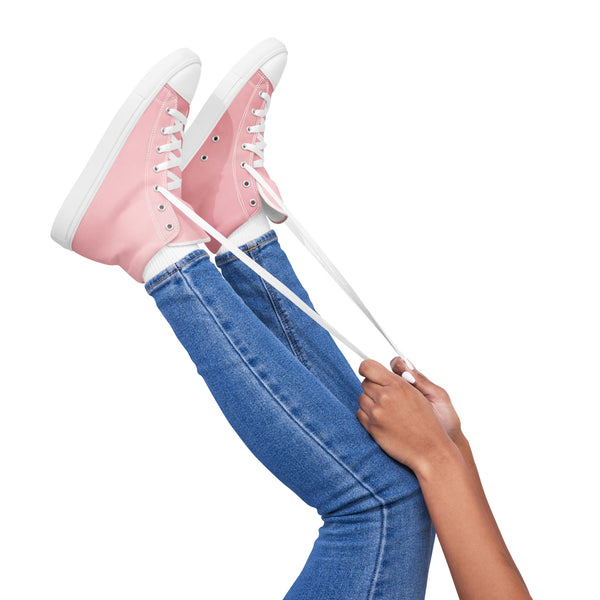 Women’s high top canvas shoes