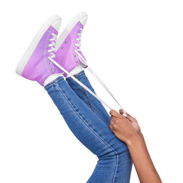 Women’s high top canvas shoes